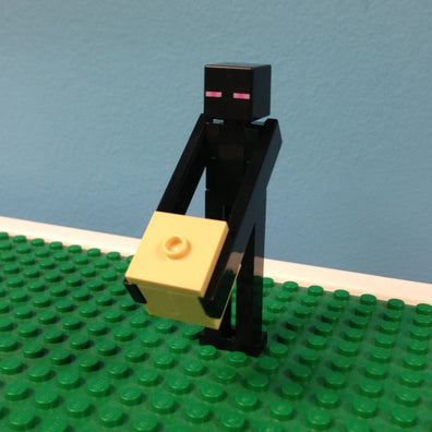 LEGO Minifigure-Enderman-Minecraft-MIN014-Creative Brick Builders